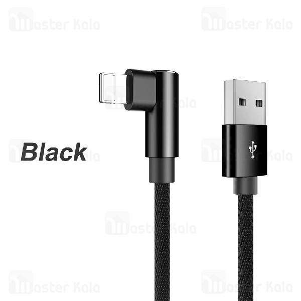 کابل شارژ لایتنینگ راک ROCK L-shape Lightning RCB0600 با توان 2.1 آمپر