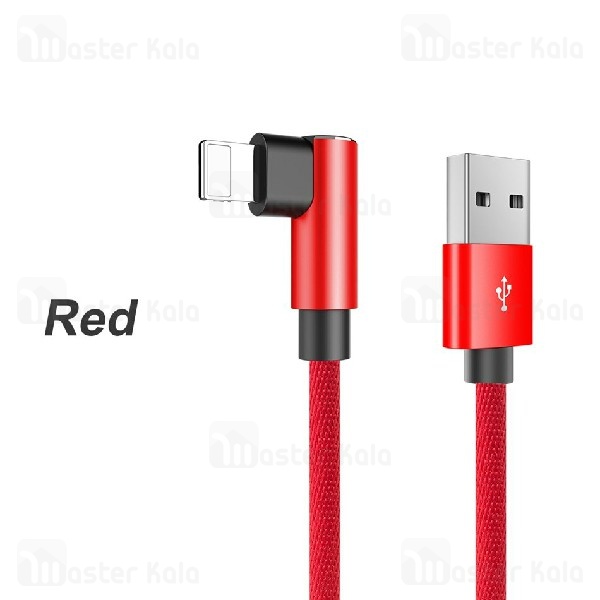 کابل شارژ لایتنینگ راک ROCK L-shape Lightning RCB0600 با توان 2.1 آمپر