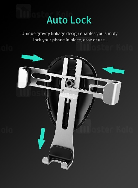 هولدر و پایه نگهدارنده موبایل راک Rock RPH0855 Gravity Car Mount Dashboard