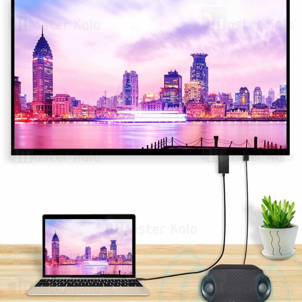 کابل HDMI تایپ سی Rock Type-C To Hdmi Converter II 4K RCB0579 1800mm