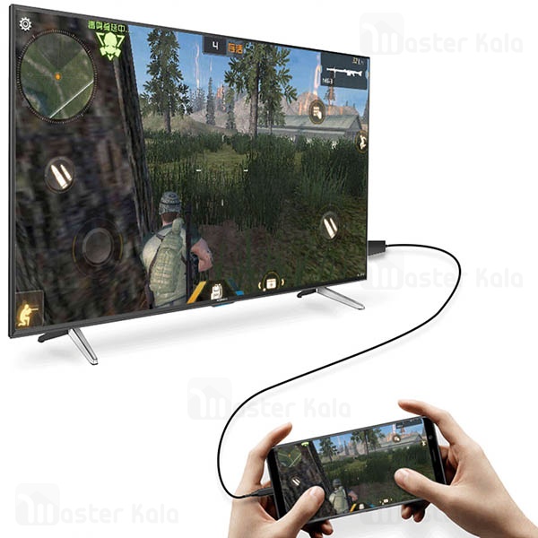 کابل HDMI تایپ سی Rock Type-C To Hdmi Converter II 4K RCB0579 1800mm