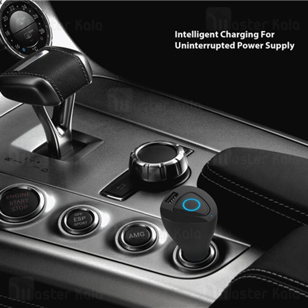 هندزفری و شارژر فندکی Roman R6000 Bluetooth Headset Car Charger