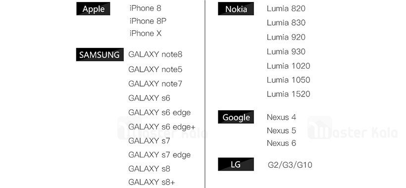 هولدر شارژر وایرلس Rock W2 Wireless Charging Stand