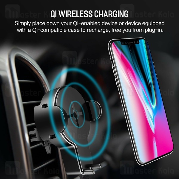 هولدر شارژر وایرلس Rock W2 Wireless Charging Stand