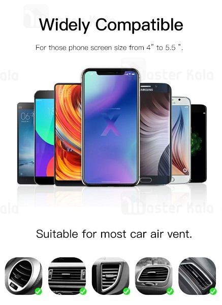 پایه نگهدارنده مبایل دریچه ای یسیدو Yesido C30 Car Holder