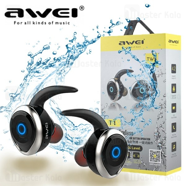 هندزفری بلوتوث اوی دو تایی Awei T1 TWS