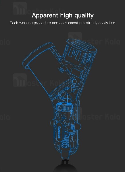 شارژر فندکی 2 پورت بیسوس Baseus Y Type Dual USB And Cigarette CCALL-YX01