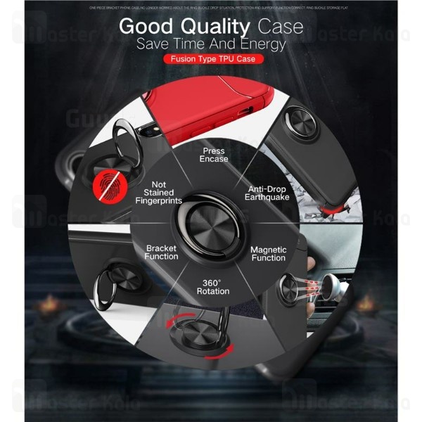 قاب Becation Auto Focus Magnetic Ring Case Apple iPhone XS Max