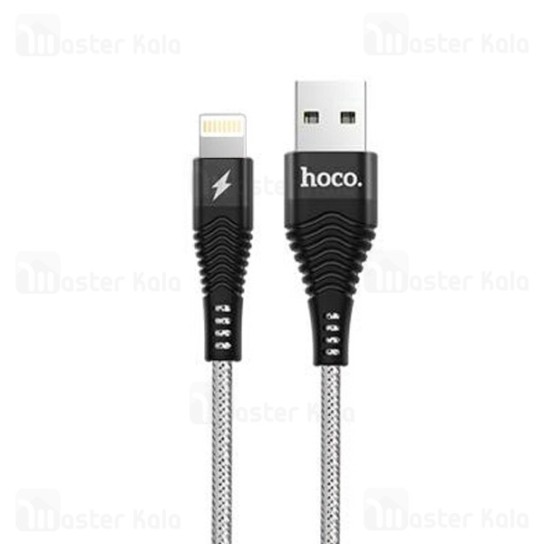 کابل لایتنینگ هوکو Hoco U32 Data Cable توان 2.4 آمپر و بدنه فلزی