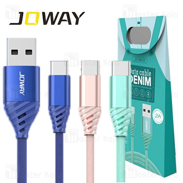 کابل Type Cجووی Joway TC12 DENIM Type C Data Cable توان 2 آمپر