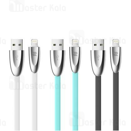 کابل آیفونی Rockspace Metal Lightning Auto Disconnect Data Cable