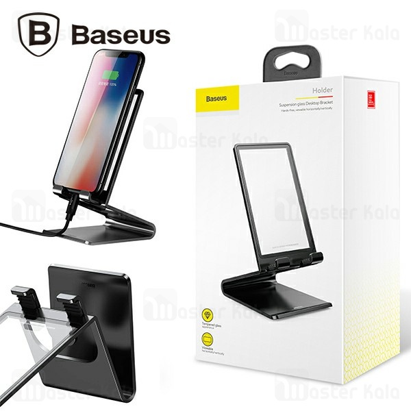 پایه نگهدارنده بیسوس Baseus suspension glass desktop bracket SUGENT-XF01