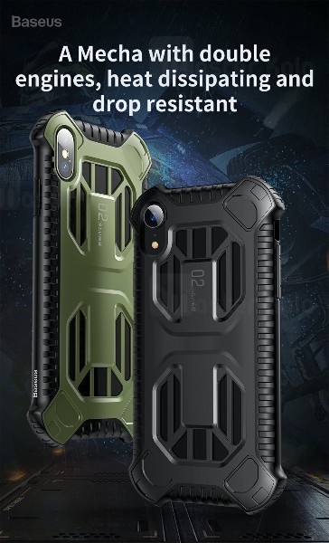 قاب بیسوس آیفون Apple iPhone XS Max Baseus Cold Front Cooling Case Wiapiph65-lf01