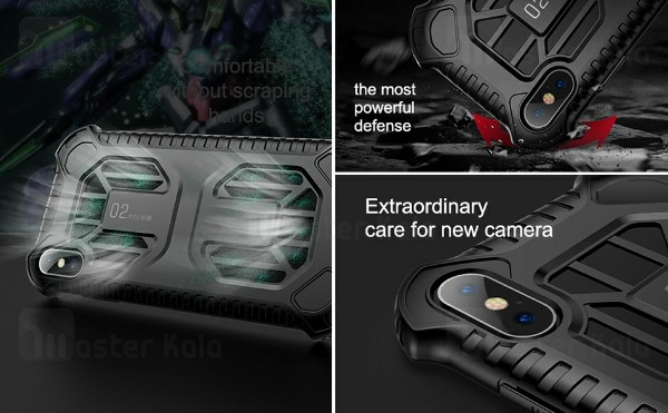 قاب بیسوس آیفون Apple iPhone XS Max Baseus Cold Front Cooling Case