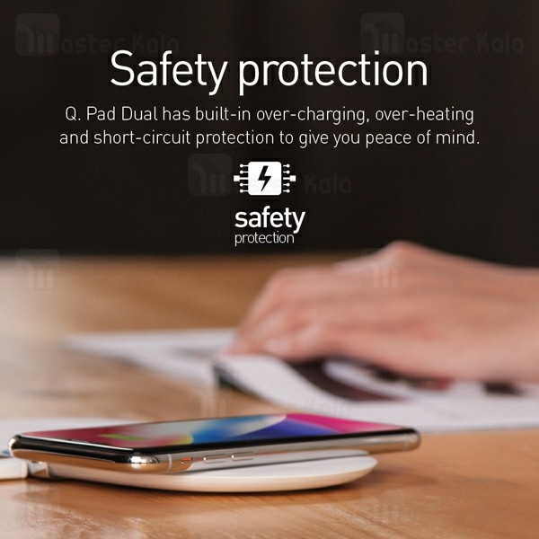 شارژر وایرلس Momax UD10 Q.Pad Dual Wireless Charger