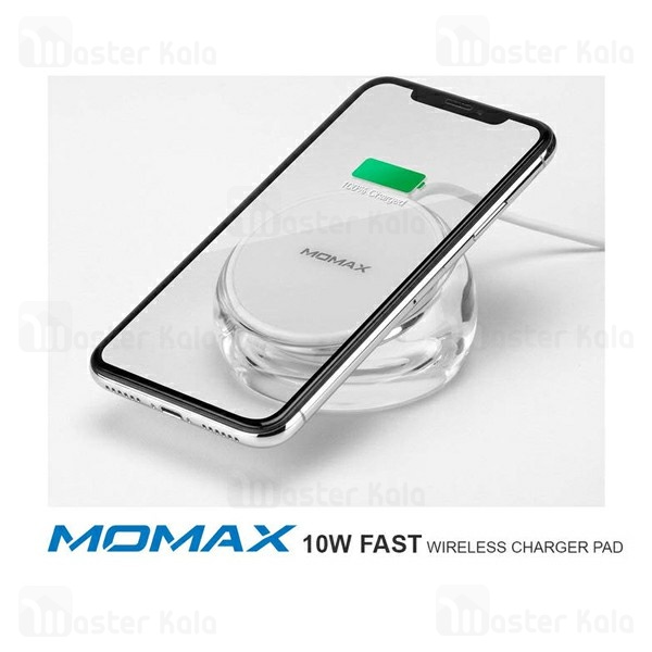 شارژر وایرلس 10 وات مومکس Momax UD8 Q.Dock Crystal طرح کریستالی