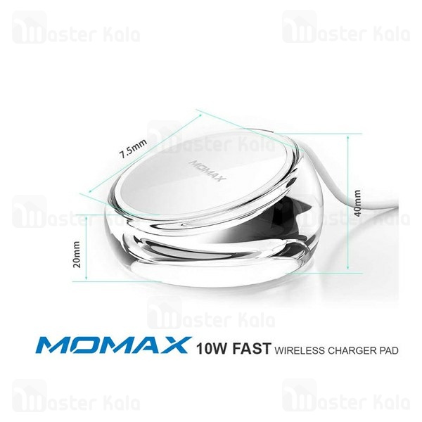 شارژر وایرلس 10 وات مومکس Momax UD8 Q.Dock Crystal طرح کریستالی