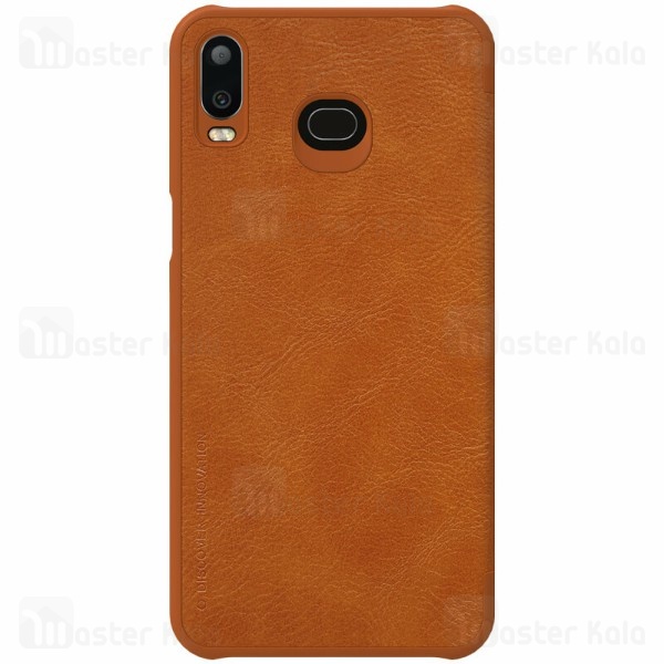 کیف چرمی نیلکین سامسونگ Samsung Galaxy A6s Nillkin Qin Leather Case