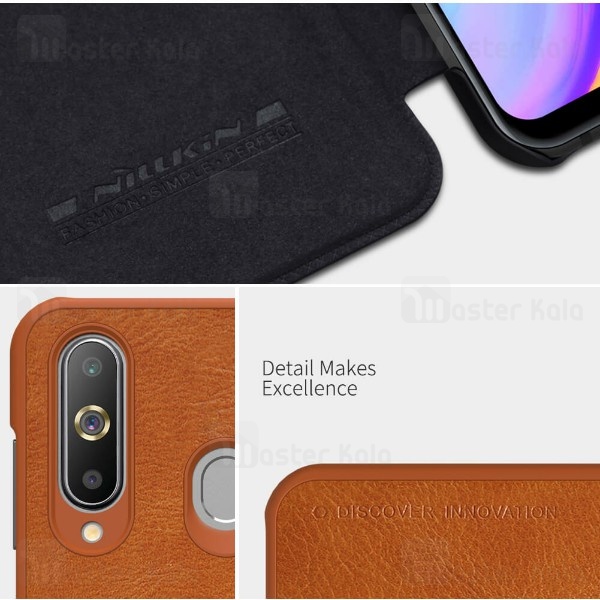 کیف چرمی Samsung Galaxy A8s Nillkin Qin Leather Case