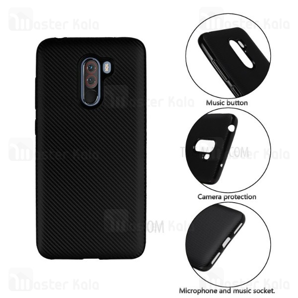 قاب فیبر کربنی Xiaomi Poco F1 / Pocophone F1 Haimen Fiber Carbon Texture