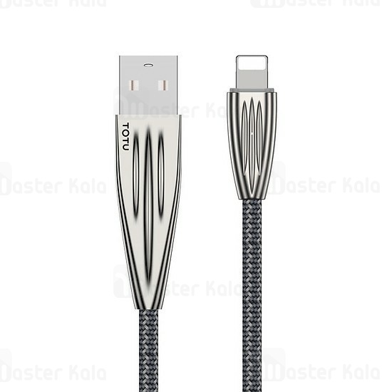 پک دو عددی کابل لایتنینگ توتو TOTU BLA-044 بدنه کنفی با توان 2.4 آمپر