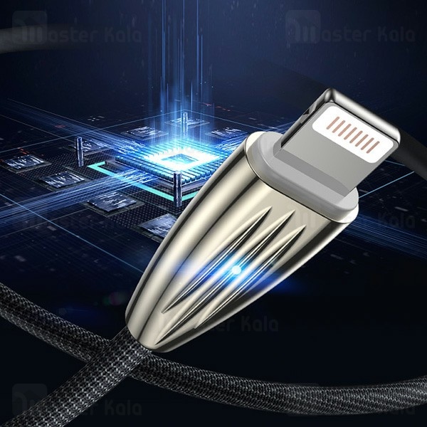 پک دو عددی کابل لایتنینگ توتو TOTU BLA-044 بدنه کنفی با توان 2.4 آمپر