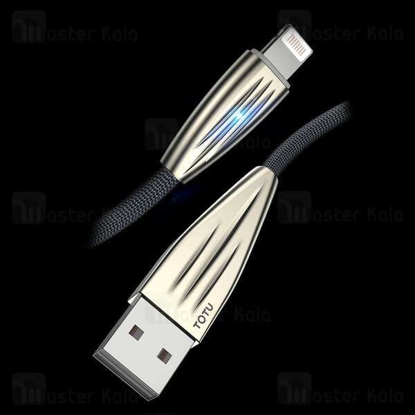 پک دو عددی کابل لایتنینگ توتو TOTU BLA-044 بدنه کنفی با توان 2.4 آمپر