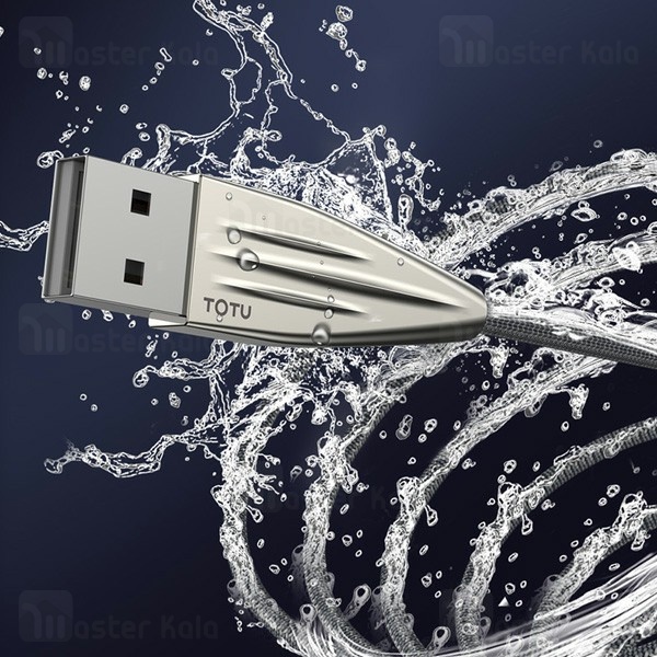 پک دو عددی کابل لایتنینگ توتو TOTU BLA-044 بدنه کنفی با توان 2.4 آمپر