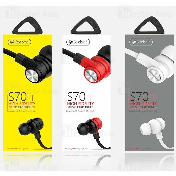 هندزفری سیمی وایسون Yison Celebrat S70 Wire Earphone ساختار تو گوشی