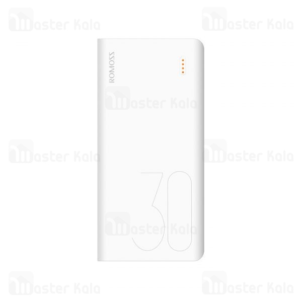 پاوربانک 30000 میلی آمپر روموس Romoss Sense 8 PHP30 دارای 3 پورت ورودی