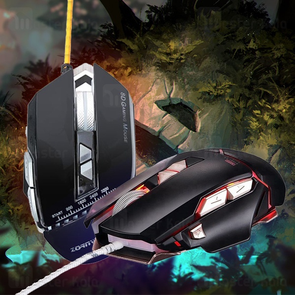 ماوس گیمینگ Zornwee GX10 Equipment Master 8D Gaming Mouse