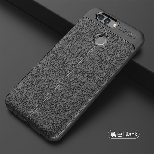 قاب محافظ ژله ای طرح چرم Huawei Nova 2 Plus مدل Auto Focus