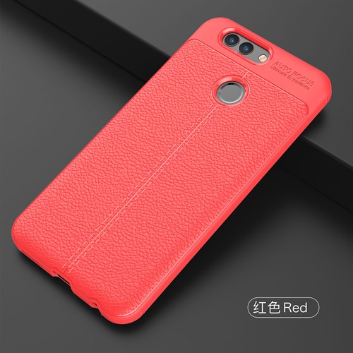 قاب محافظ ژله ای طرح چرم Huawei Nova 2 Plus مدل Auto Focus