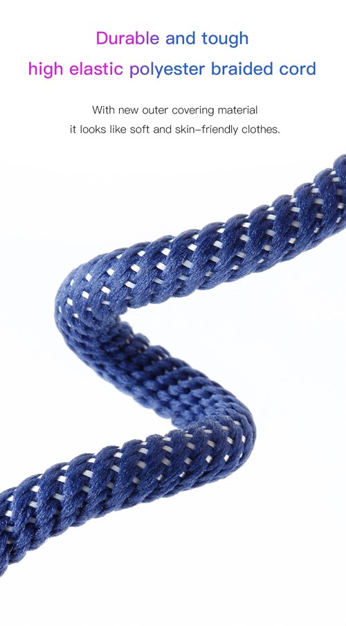 کابل لایتنینگ Baseus C-Shaped Light intelligent CALCD-01