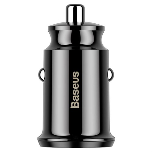 شارژر فندکی اتومبیل 2 پورت بیسوس Baseus Grain Car Charger بسیار کوچک