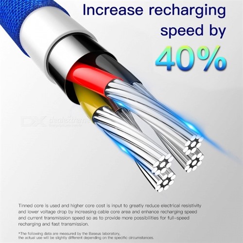 کابل تایپ سی 3.0 آمپر بیسوس Baseus Yiven Cable به طول 120 سانتی متر