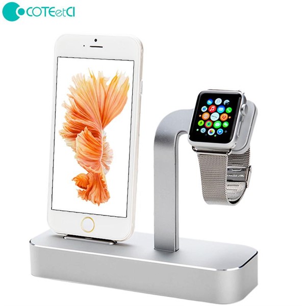 داک شارژ فلزی رومیزی لایتنینگ کوتتسی Coteetci Base 5 Charge Base