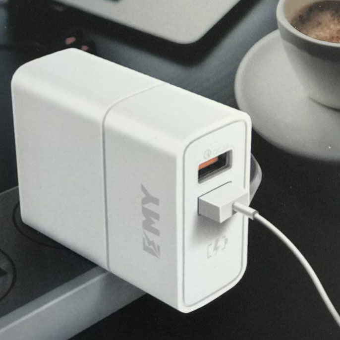 شارژر فست شارژ EMY MY-A501Q Qualcomm 3.0 با کابل Micro USB