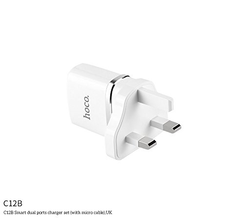 شارژر دیواری 2 پورت هوکو Hoco C12B Dual USB Charger