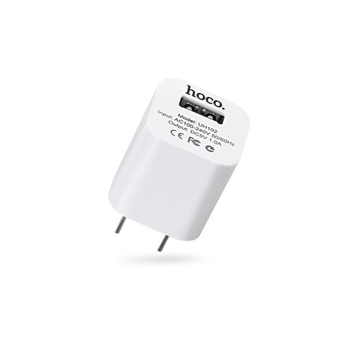 شارژر دیواری تک پورت 1.0 میلی آمپر هوکو Hoco UH102 Smart Charger