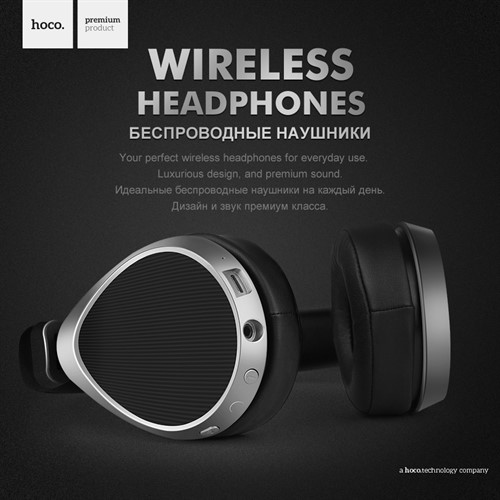 هدفون بلوتوث رو گوشی Hoco W12 Unreal Sound Wireless Headphone