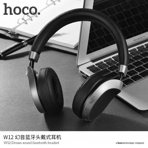 هدفون بلوتوث رو گوشی Hoco W12 Unreal Sound Wireless Headphone