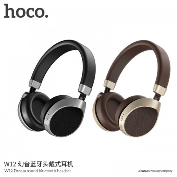 هدفون بلوتوث رو گوشی Hoco W12 Unreal Sound Wireless Headphone