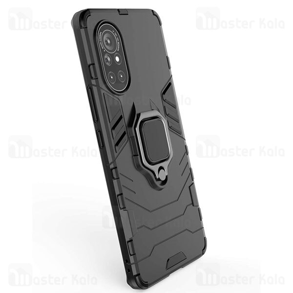 قاب ضد ضربه Huawei Nova 8 / Nova 8 5G Black Panther KEYSION Shockproof Armor Ring Holder Case