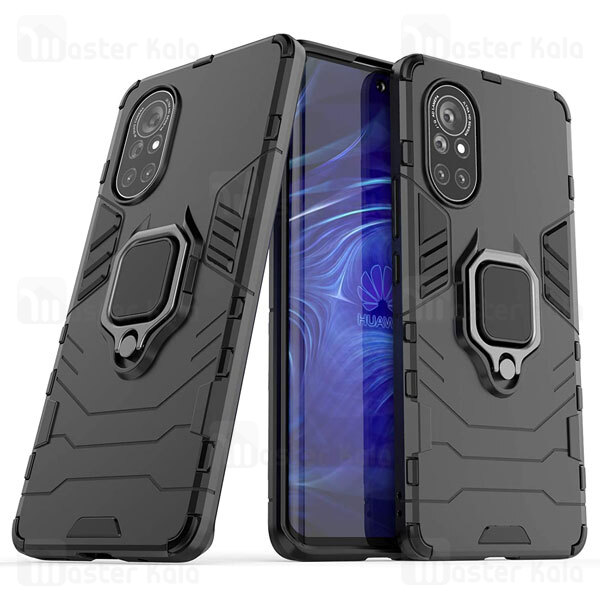 قاب ضد ضربه Huawei Nova 8 / Nova 8 5G Black Panther KEYSION Shockproof Armor Ring Holder Case