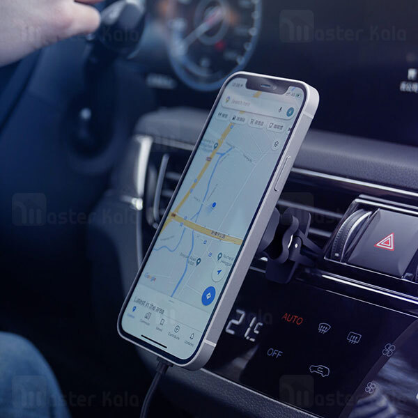 هولدر و شارژر وایرلس Nillkin MagRoad NKT08 Magnetic Car Mount With Wireless Charging Clip 7.5W