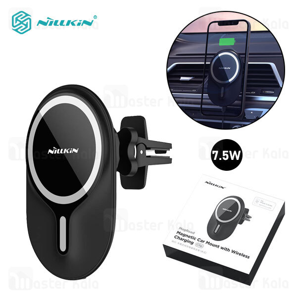 هولدر و شارژر وایرلس Nillkin MagRoad NKT08 Magnetic Car Mount With Wireless Charging Clip 7.5W