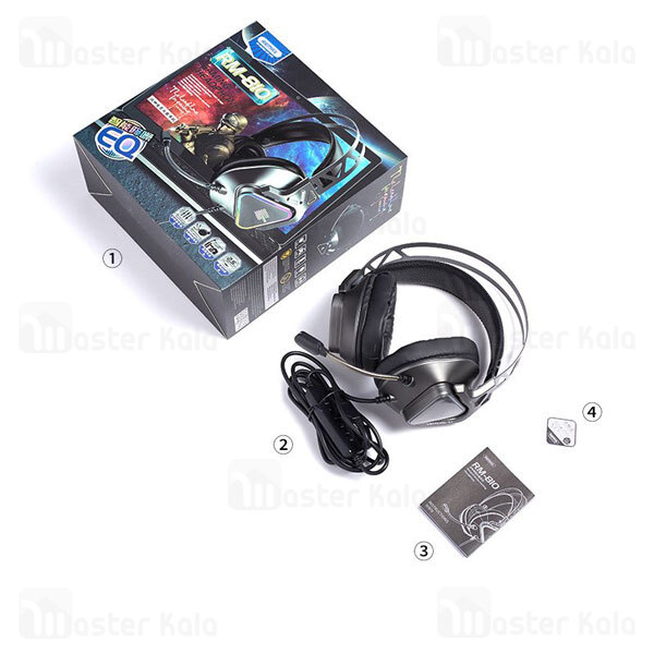 هدفون سیمی گیمینگ Remax RM-810 WarGod Usb RGB Gaming Headphone