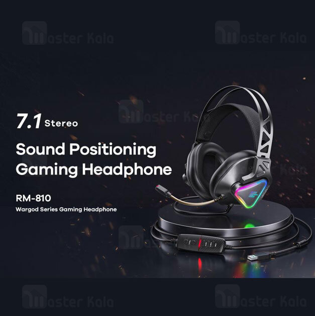 هدفون سیمی گیمینگ Remax RM-810 WarGod Usb RGB Gaming Headphone