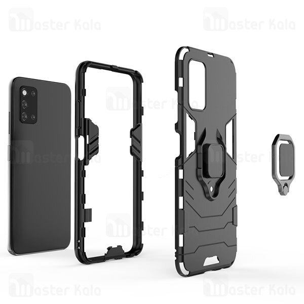 قاب ضد ضربه Samsung Galaxy F52 5G Keysion Shockproof Armor Ring Holder Case